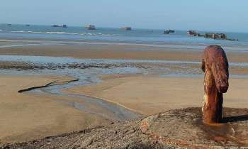 Puzzle La plage  du Calvados - catégorie Villes & Monuments, puzzle gratuit en ligne