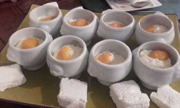 5723 | Dessert - Chantilly + crème ressemblant à des œufs