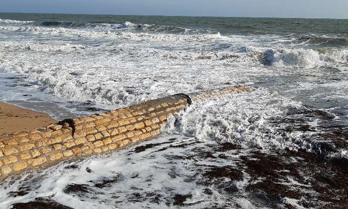 puzzle Grande marée, Grande marée sur les côtes du  Calvados !!