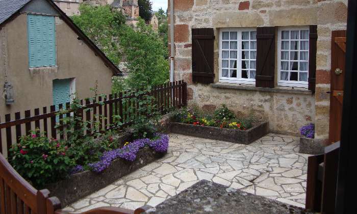 puzzle Terrasse, Belle terrasse de maison de village
