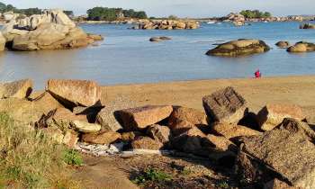 Puzzle Cotes de granit rose - catégorie Paysages & Fleurs, puzzle gratuit en ligne