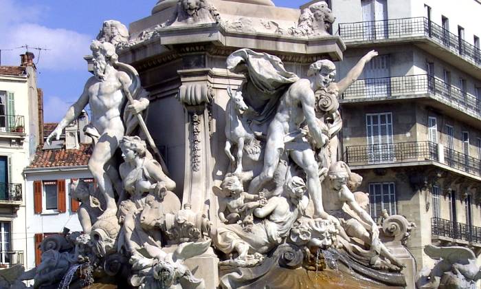 puzzle fontaine, fontaine de la Place-Castellane à Marseille