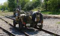 Puzzle JEEP WILLYS SUR RAIL