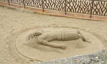 6850 | sculpture sur sable - sculpture sur sable à Biarritz