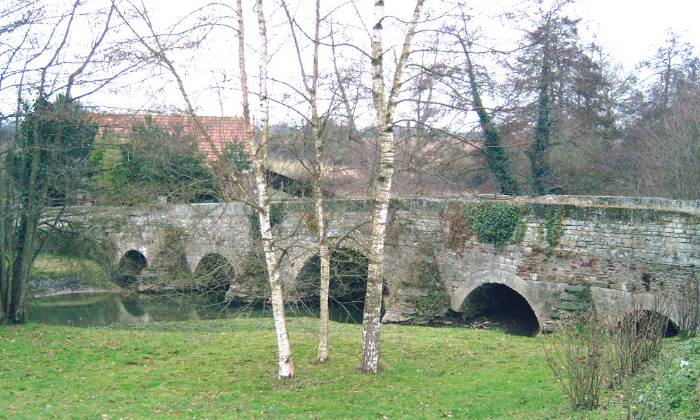 puzzle pont roman, pont roman à Tilly-sur-Seulles 14692