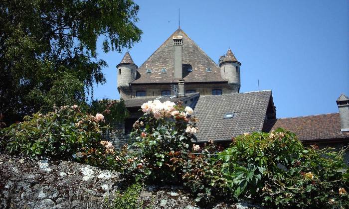 puzzle donjon de château, le donjon du château d'Yvoire 74315