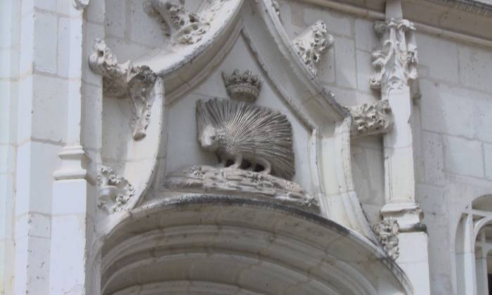 puzzle chateau de Blois, Le porc-épic emblème du roi Louis XII château de Blois
