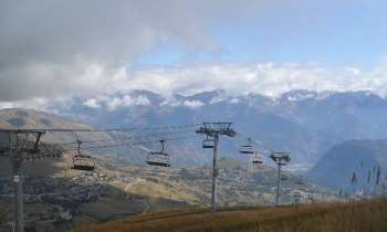 7669 | les alpes - montagnes vues du télésiège