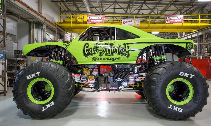 puzzle MONSTER TRUCK GAS MONKEY, MONSTER TRUCK GAS MONKEY