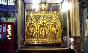8773 | reliquaire de St-Eloi - châsse-reliquaire dans la cathédrale St-Sauveur de Bruges
