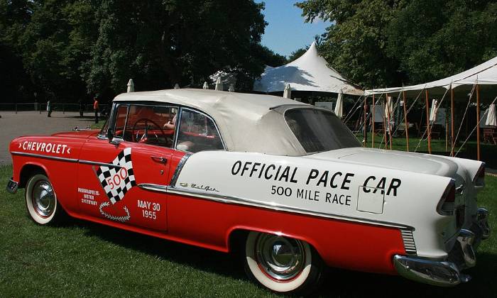 puzzle Chevrolet Bel Air Indy 1955, Chevrolet Bel Air véhicule de sécurité 500 miles d'Indianapolis 1955