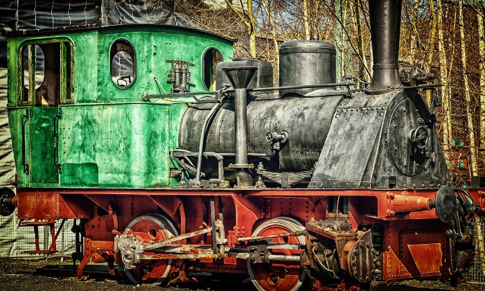 puzzle Locomotive à vapeur, Ancienne locomotive à vapeur de manœuvre
