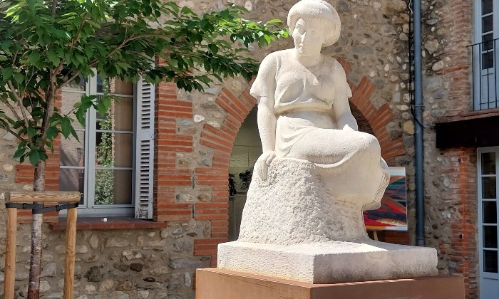 puzzle Statue, Statue La Catalane à Céret