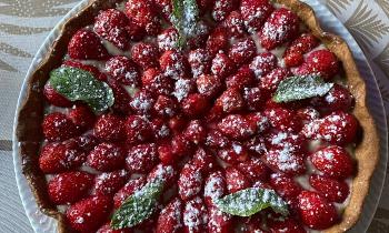 9715 | Tarte au  fraises du jardin - 