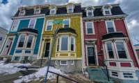 Puzzle maisons colorées