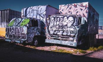 Puzzle Camions taggés - catégorie Véhicules & Transports, puzzle gratuit en ligne