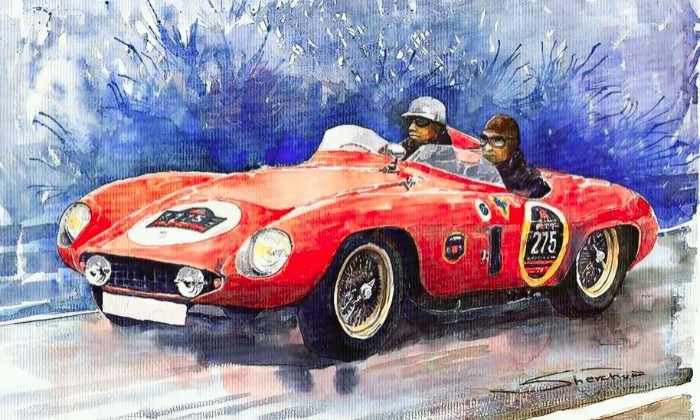 Puzzle gratuit la ferrari 500 mondial dans la catégorie Véhicules & Transports jouable de 24 à 120 pièces.