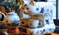 Puzzle la cafetière chat
