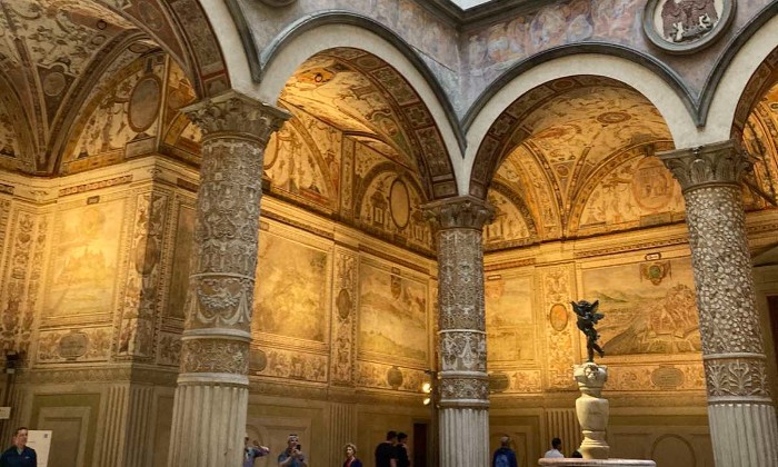 Puzzle gratuit Palais Vecchio à Florence dans la catégorie Villes & Monuments jouable de 24 à 120 pièces.