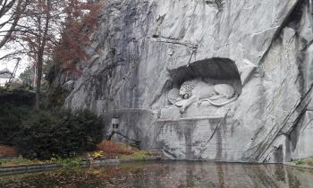 Puzzle Le lion de Lucerne - catégorie Tableaux & Artistique, puzzle gratuit en ligne