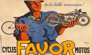 Puzzle 14261 - Publicité  Les cycles Favor