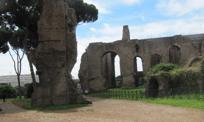 Puzzle gratuit Domus Severiana à Rome dans la catégorie Villes & Monuments jouable de 24 à 120 pièces.
