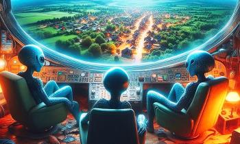 Puzzle Ils nous observent - catégorie Espace & Science-fiction, puzzle gratuit en ligne