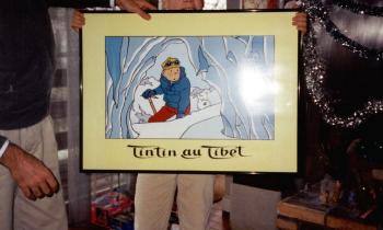 Puzzle cadeau de Noel   Tintin - catégorie BD & Jeux vidéo, puzzle gratuit en ligne