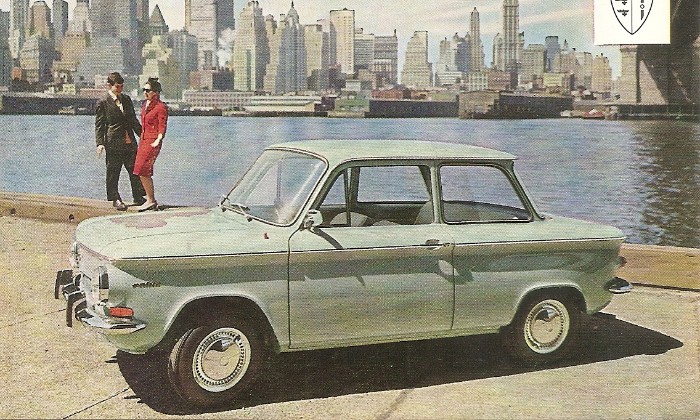 Puzzle Carte postale NSU Prinz dans la catégorie Véhicules & Transports 