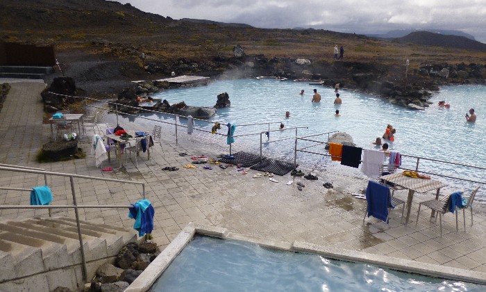 Puzzle gratuit Blue Lagoon  Islande dans la catégorie Paysages & Fleurs jouable de 24 à 120 pièces.