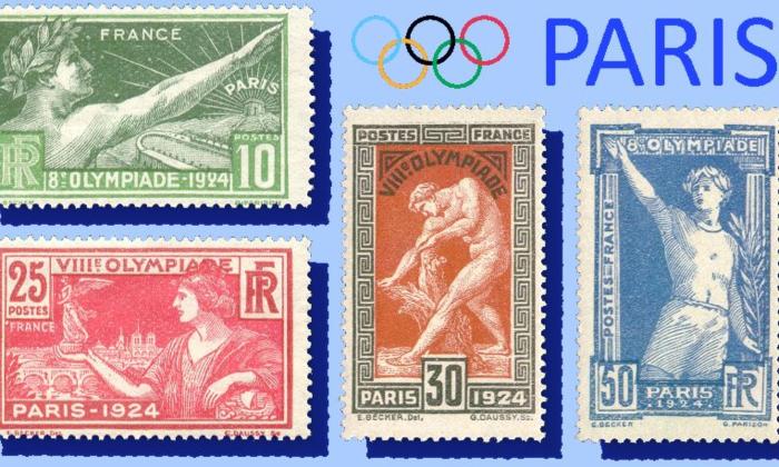Puzzle gratuit Timbres JO Paris 1924 dans la catégorie Divers & Curiosités jouable de 24 à 120 pièces.