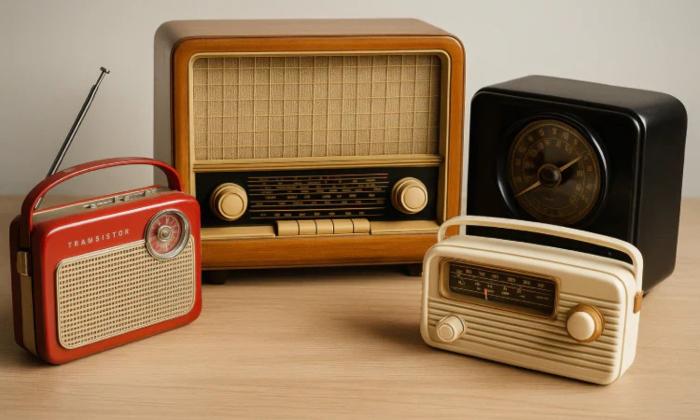 Puzzle gratuit Radios vintage rétro dans la catégorie Divers & Curiosités jouable de 24 à 120 pièces.