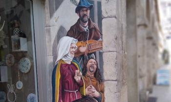 Puzzle Fresque des Ménestrels - catégorie Divers & Curiosités, puzzle gratuit en ligne